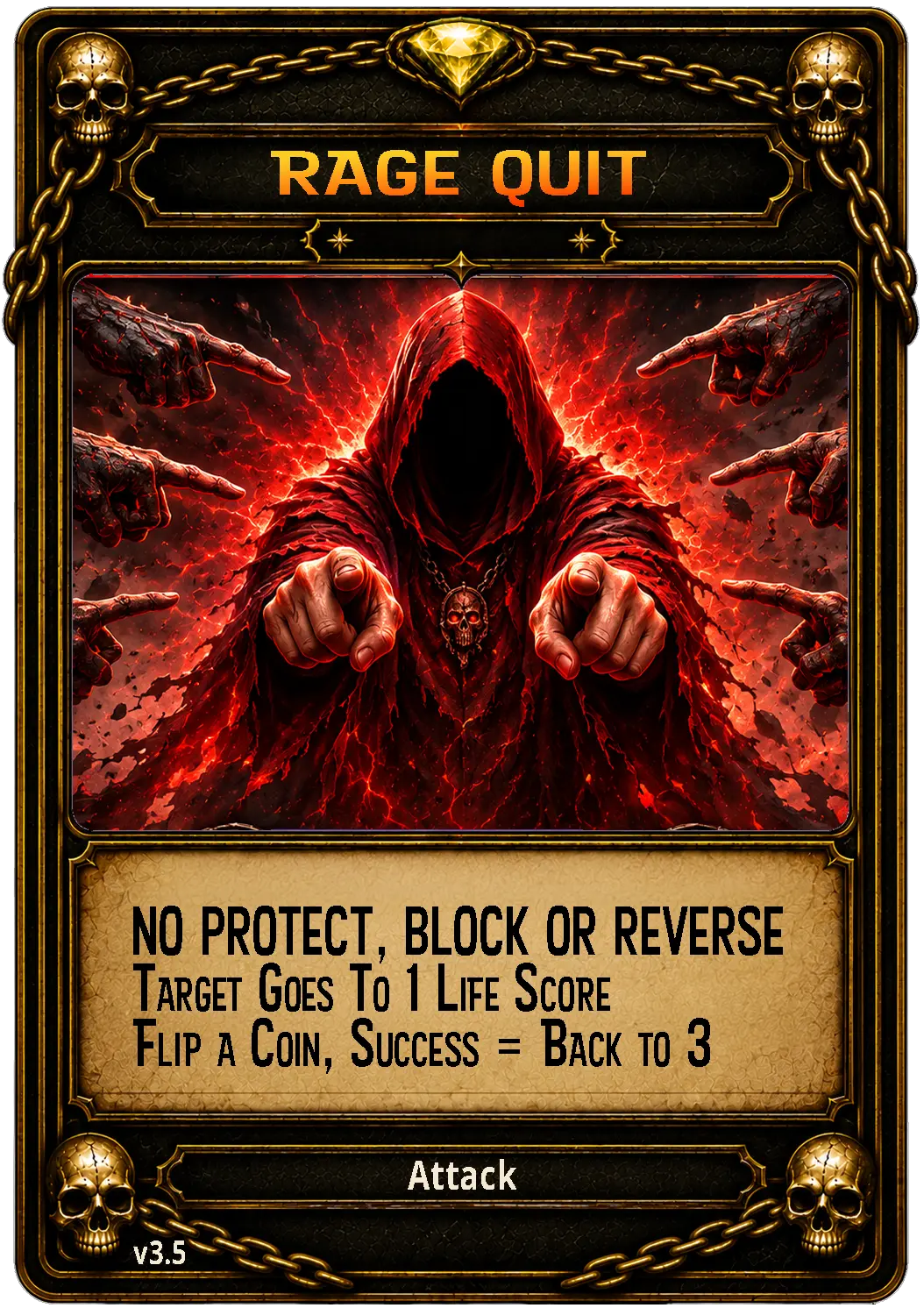 Rage Quit card from Rage Bait Arena